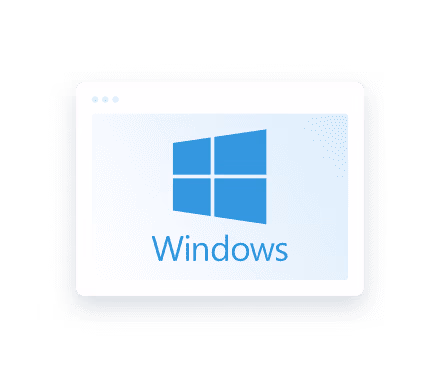 Screen displaying the Windows logo
